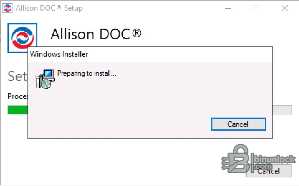 Allison DOC Transmission GEN5 Support diagnostic screen
