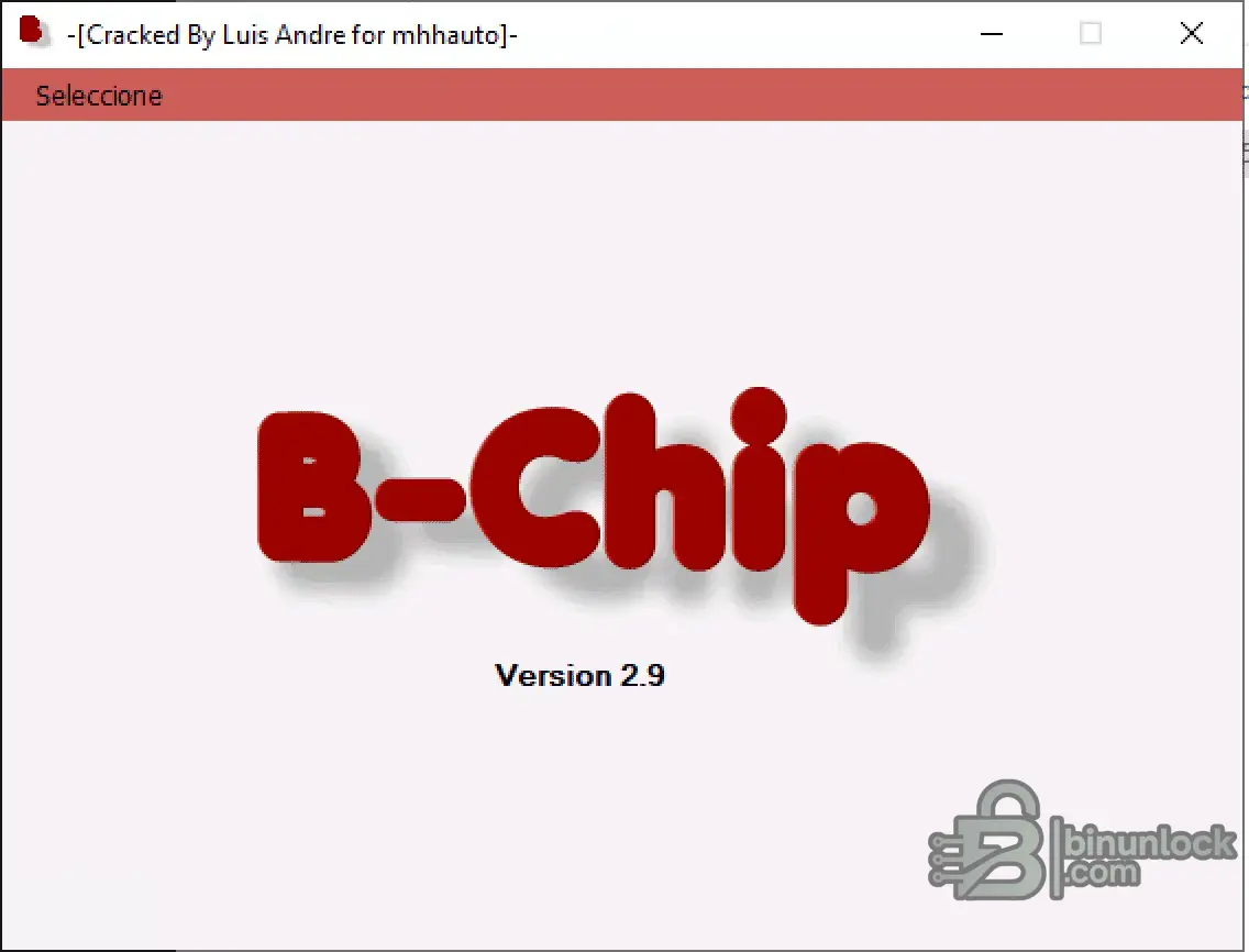 B-Chip 2.9 interface screenshot