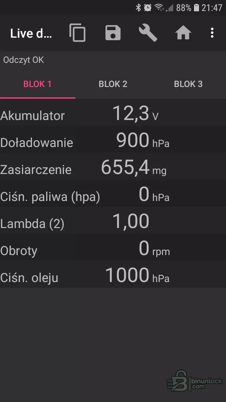 Bimmer-Tool Expert cluster screen