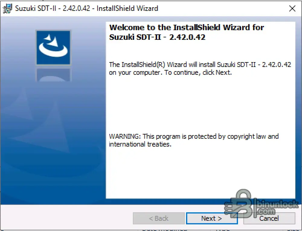 Suzuki SDT-II SDR 2025 2.1.1.43 diagnostic screenshot
