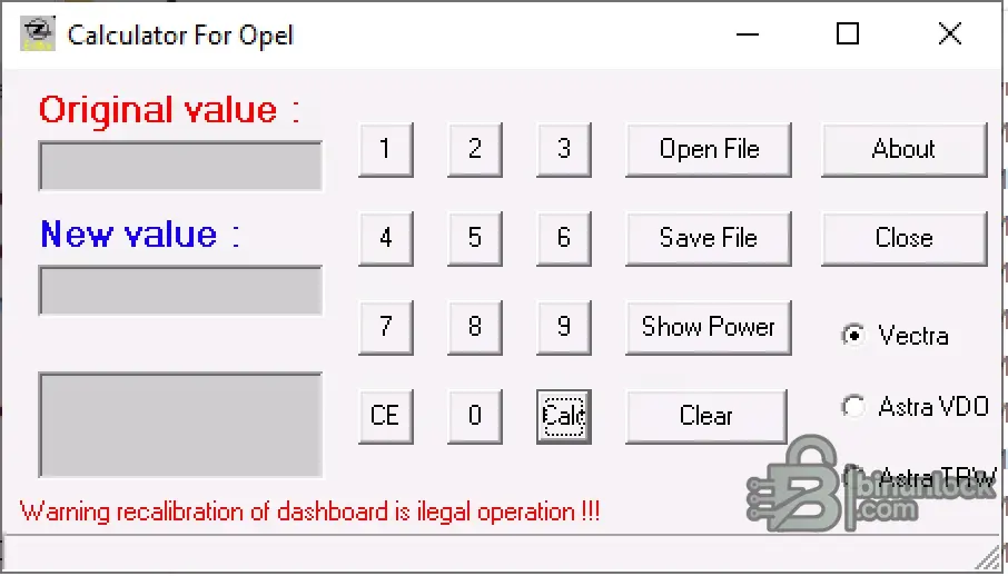 Calculator Opel 1.0 screenshot