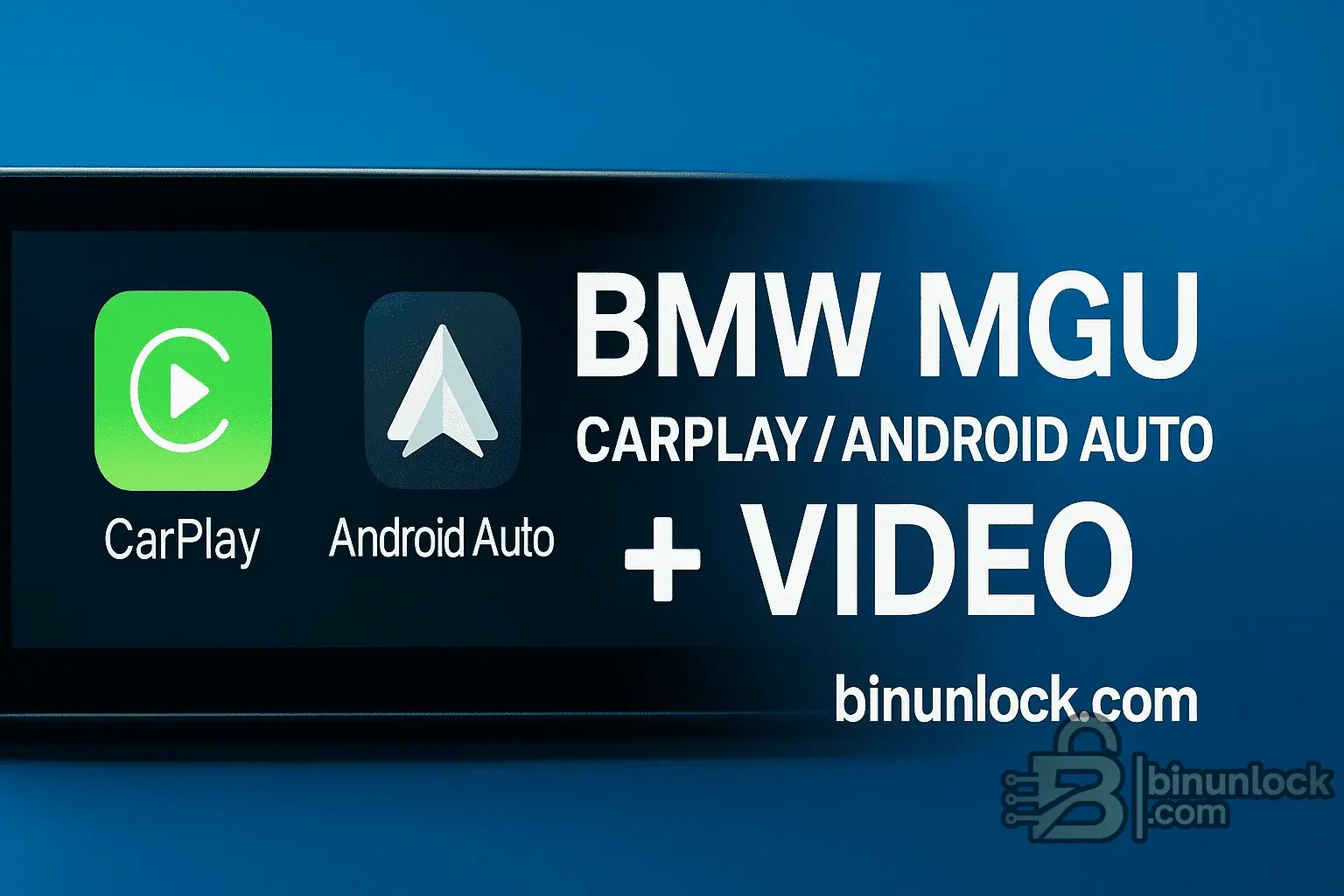 Activate CarPlay Android Auto on BMW screenshot