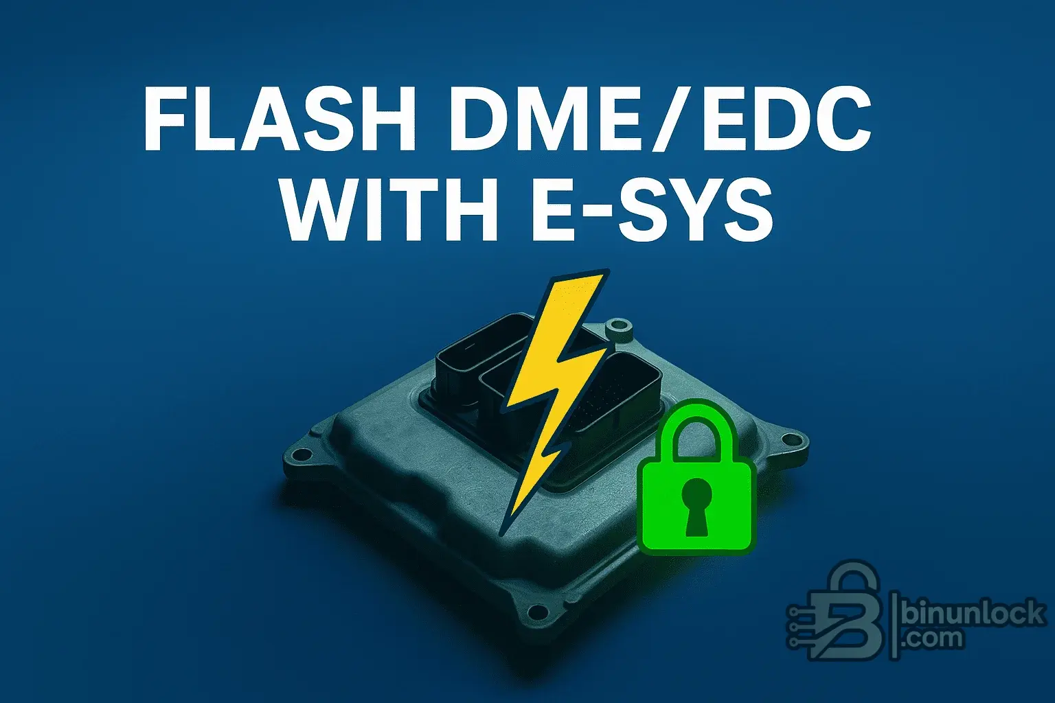 Unlock DME EDC Flashing E-Sys Patched screenshot
