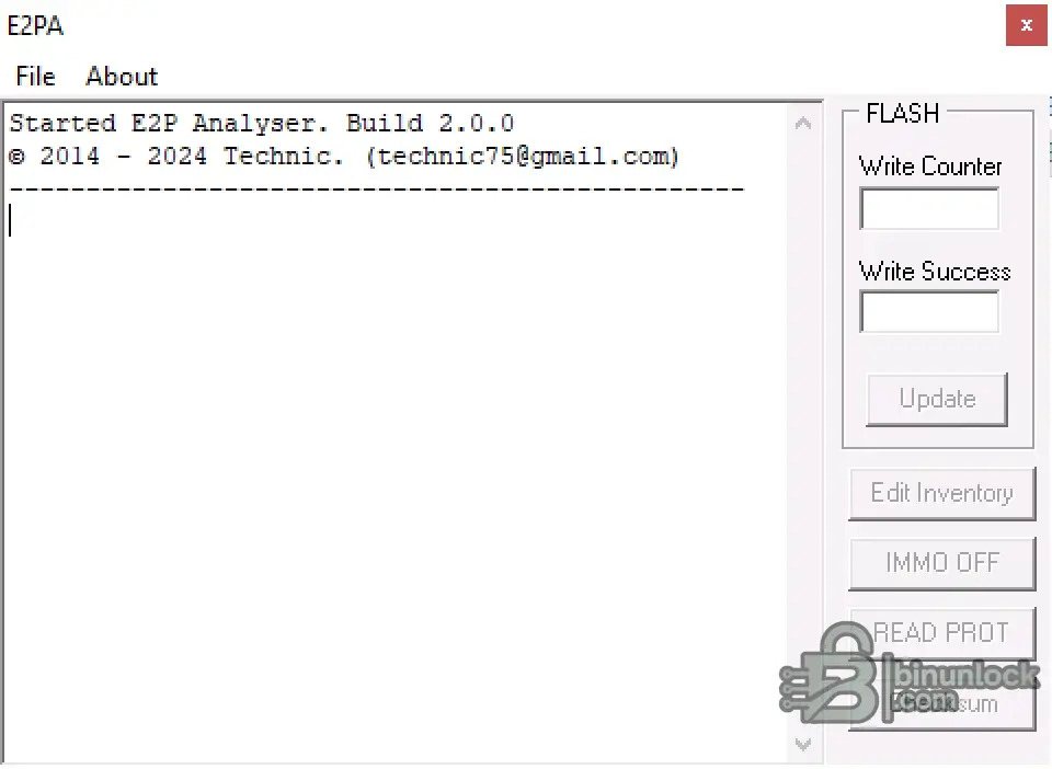E2PA interface screenshot