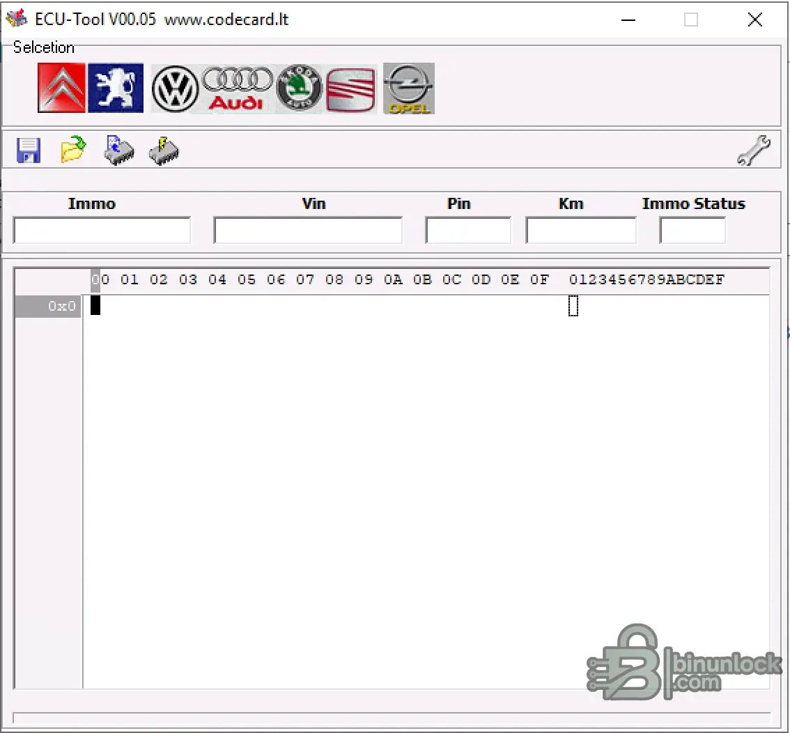 ECU-Tool PIN VIN Extractor VAG PSA screenshot