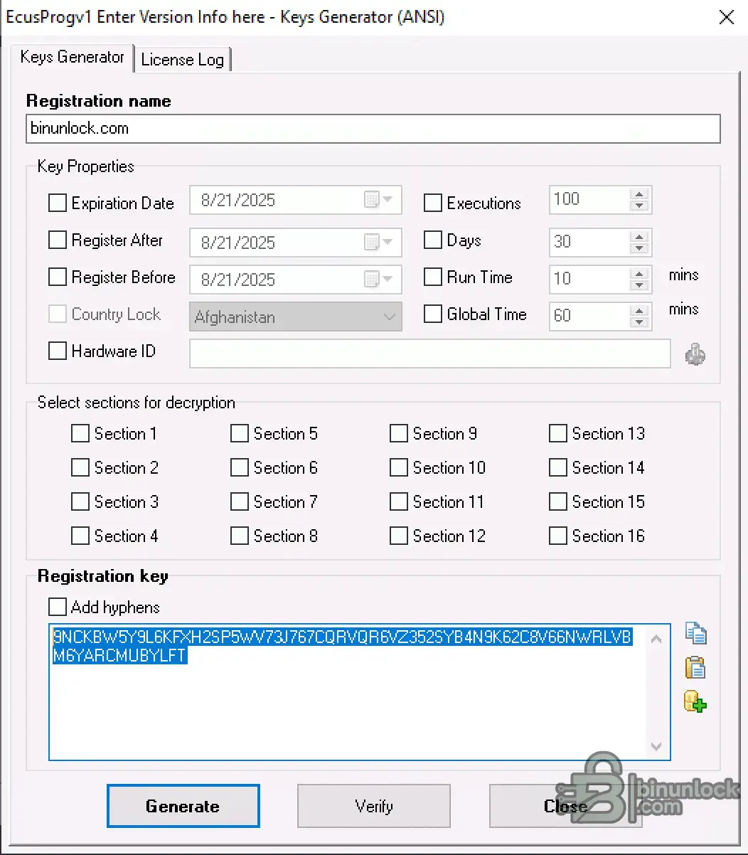 ECUs PROG v1 screenshot