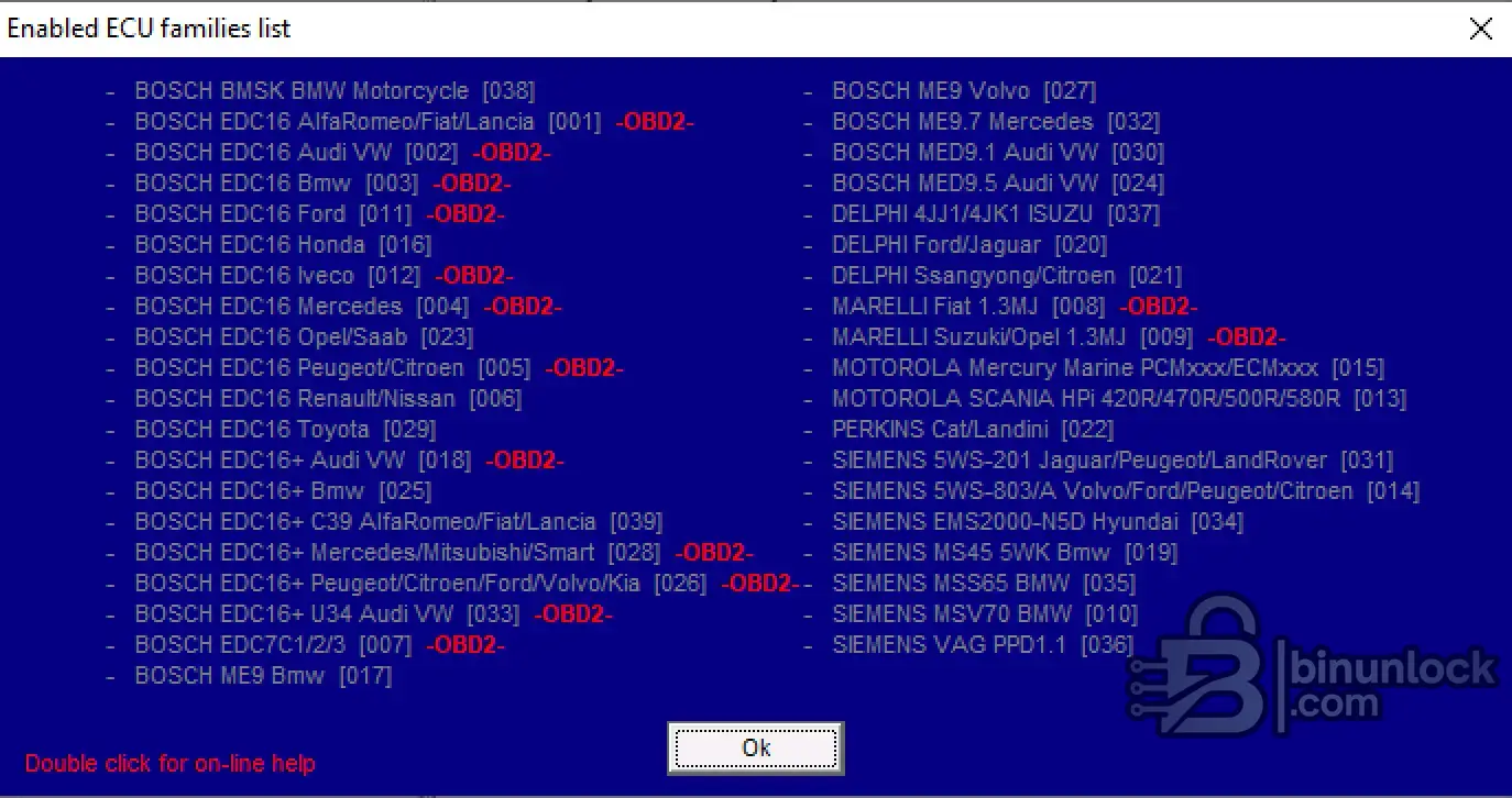 EDC16 ECU Flasher MPC5xx BDM Programming diagnostic screen