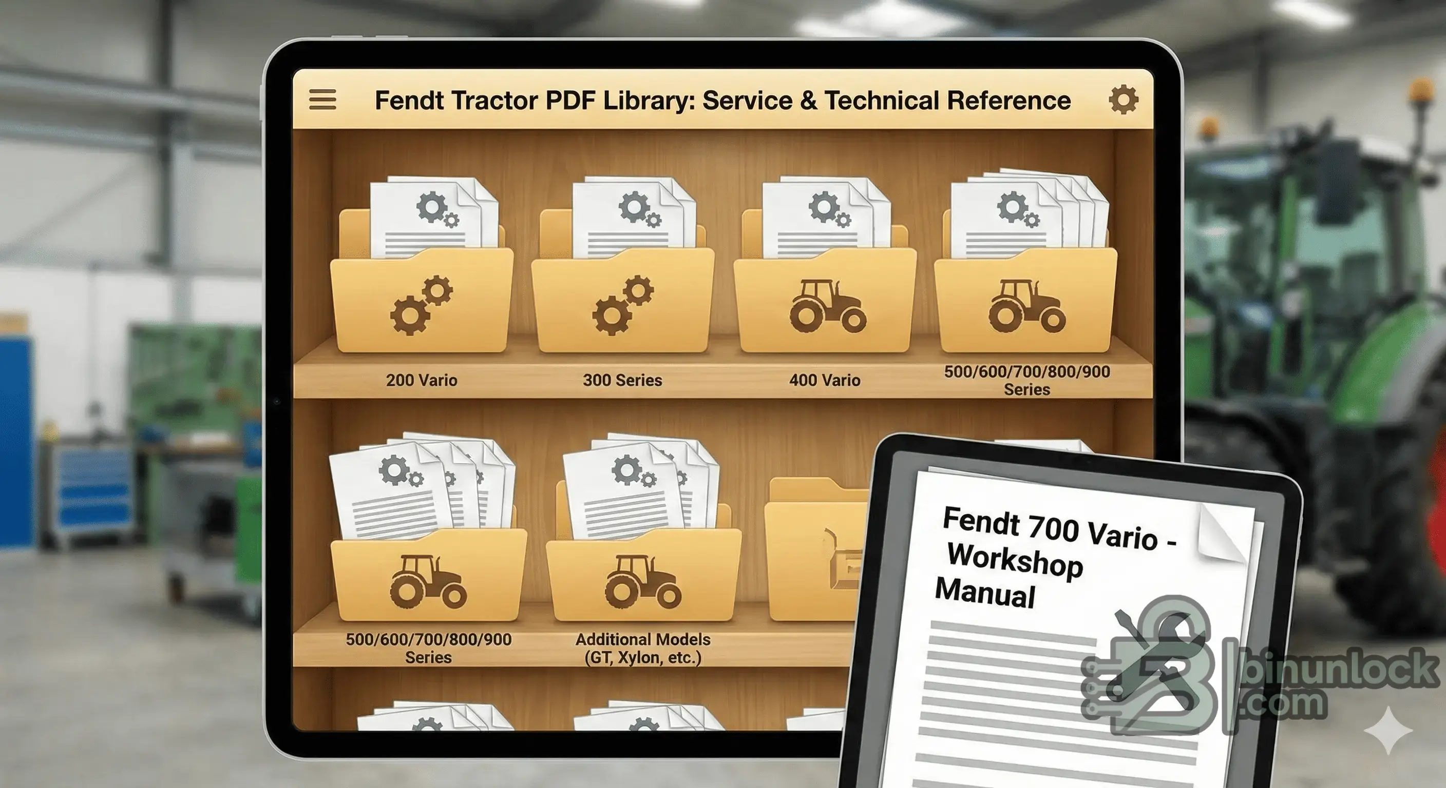 Fendt Tractor Service Library Vario Farmer screenshot