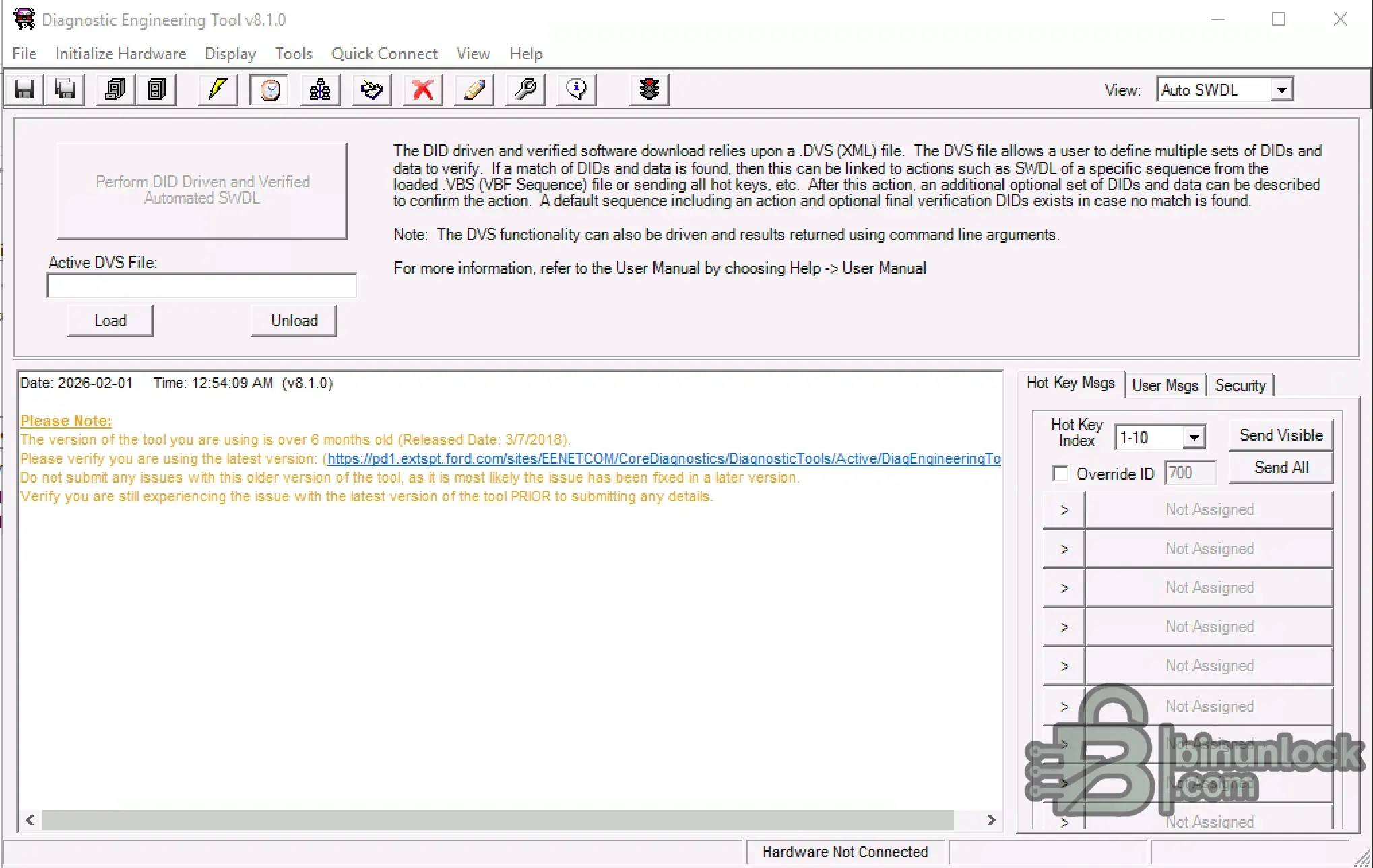 Ford DET Diagnostic Engineering 1.0 screenshot