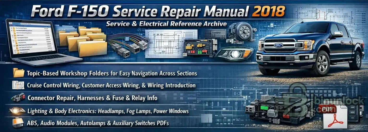 Ford F-150 Service Repair Reference function screen