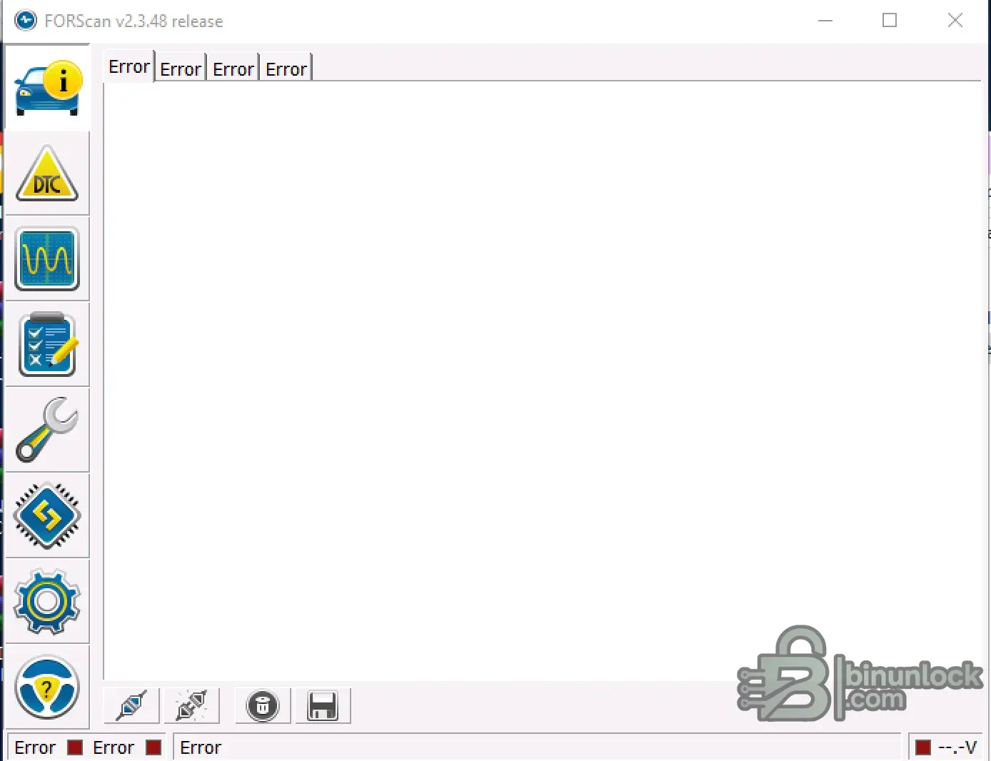 FORScan 2.3.48 Key interface screenshot