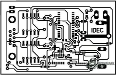 IAW59F Decoding Tool v1.0 PCB tracks view for the bench interface