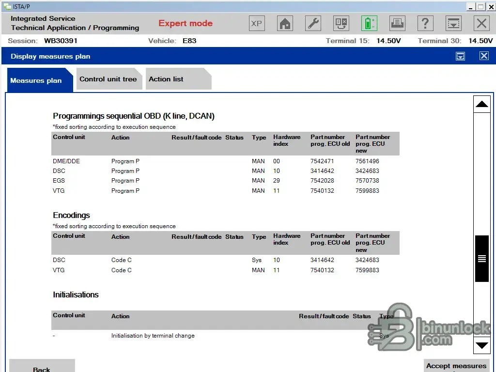 BMW ISTA-P 3.72.x 3.73.x 4.3 diagnostic screenshot