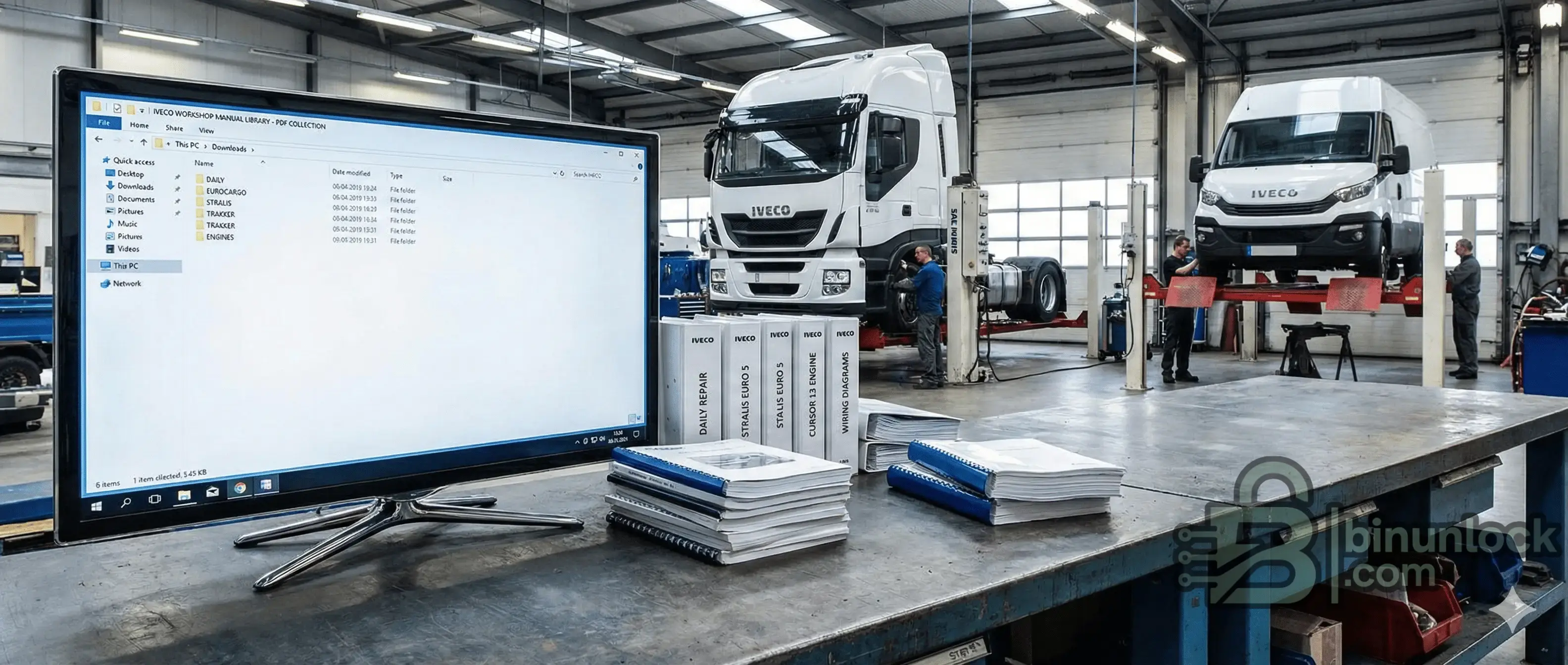 IVECO Trucks Daily workshop screen