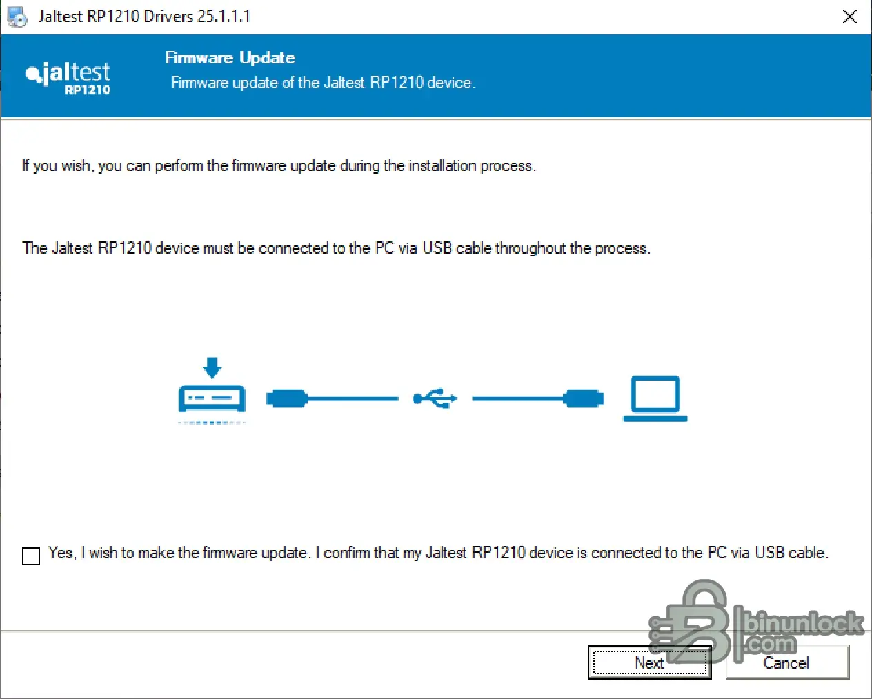 Jaltest RP1210 Driver Data-Link OEM 25.1.1.1 screenshot