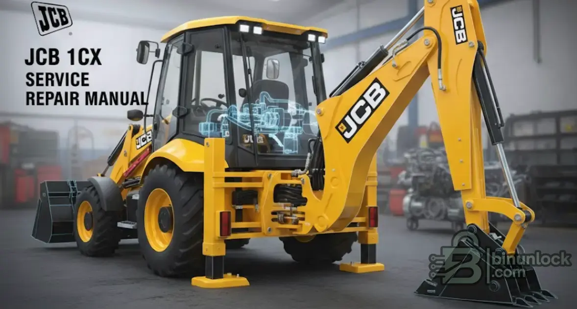 JCB 1CX 208S Backhoe function screen