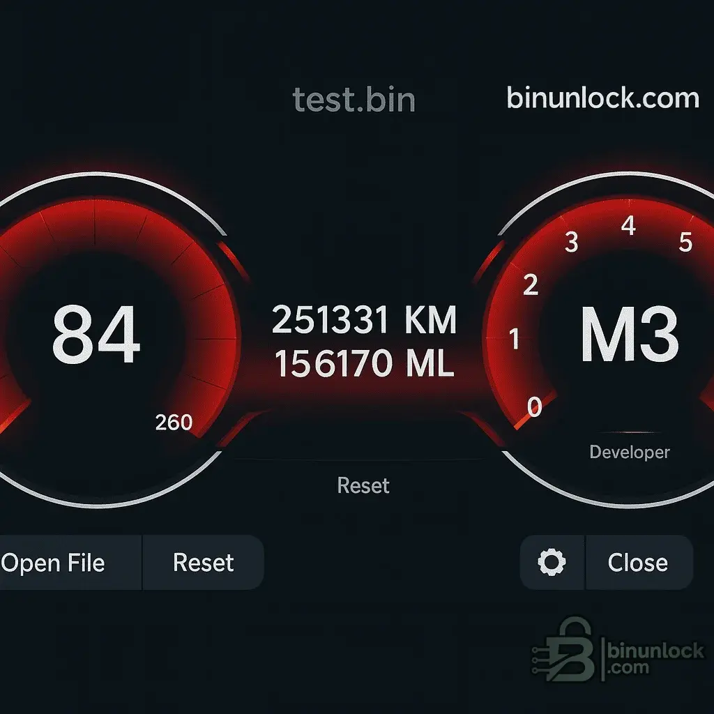 BMW Cluster Mileage screenshot
