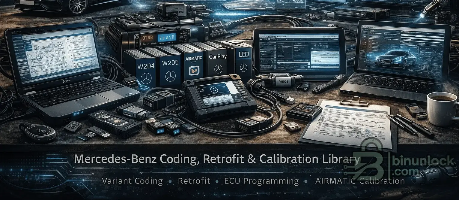 Mercedes-Benz Coding Retrofit Calibration Library screenshot