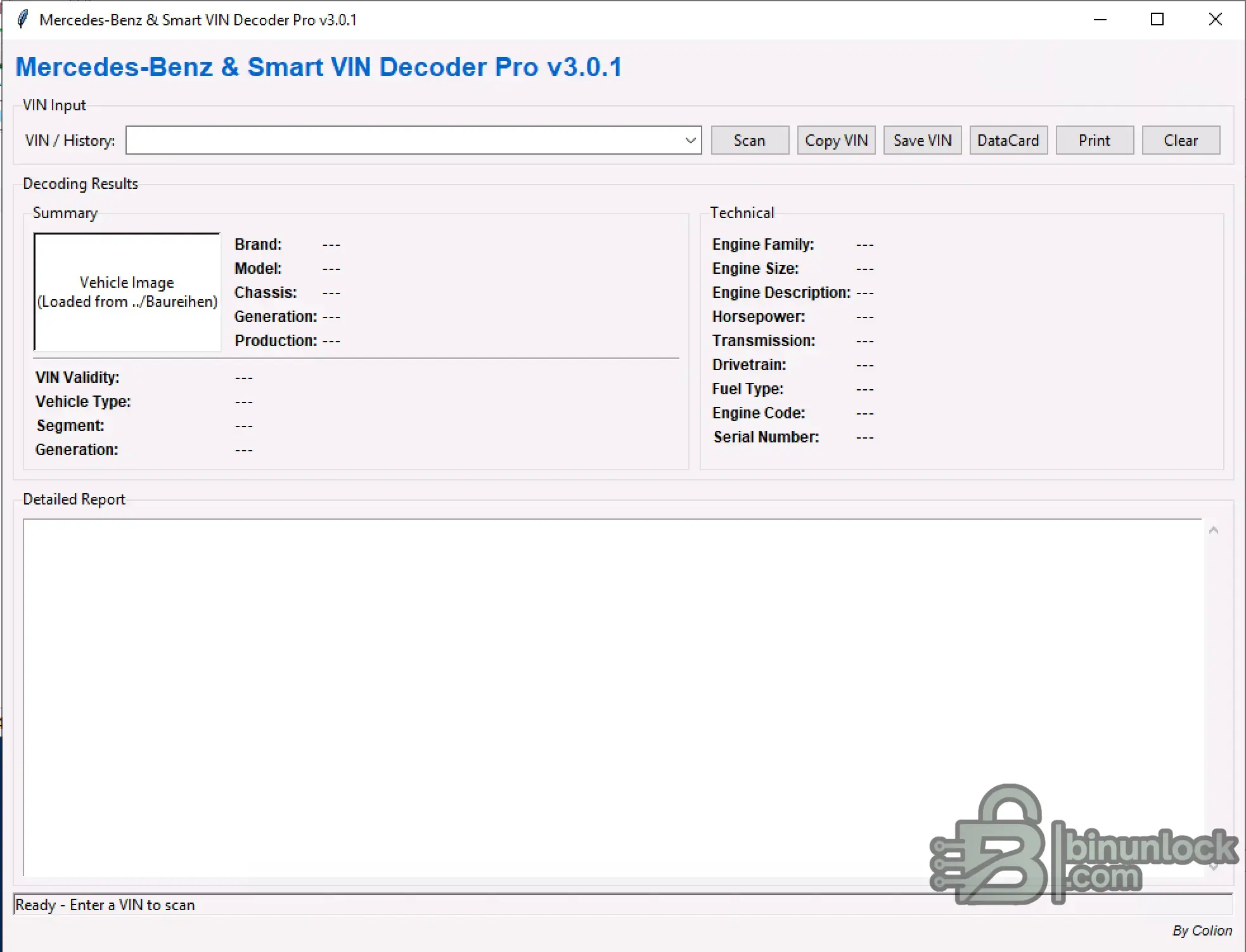 Mercedes Smart VIN Datacard Decoder 0.1 screenshot