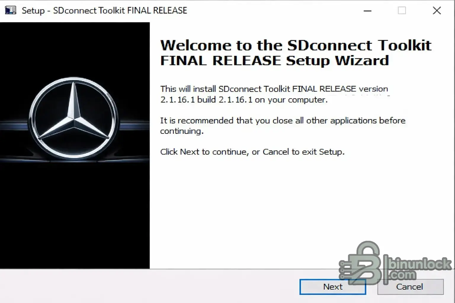 SDConnect Toolkit XDOS OpenShell Xentry setup screen