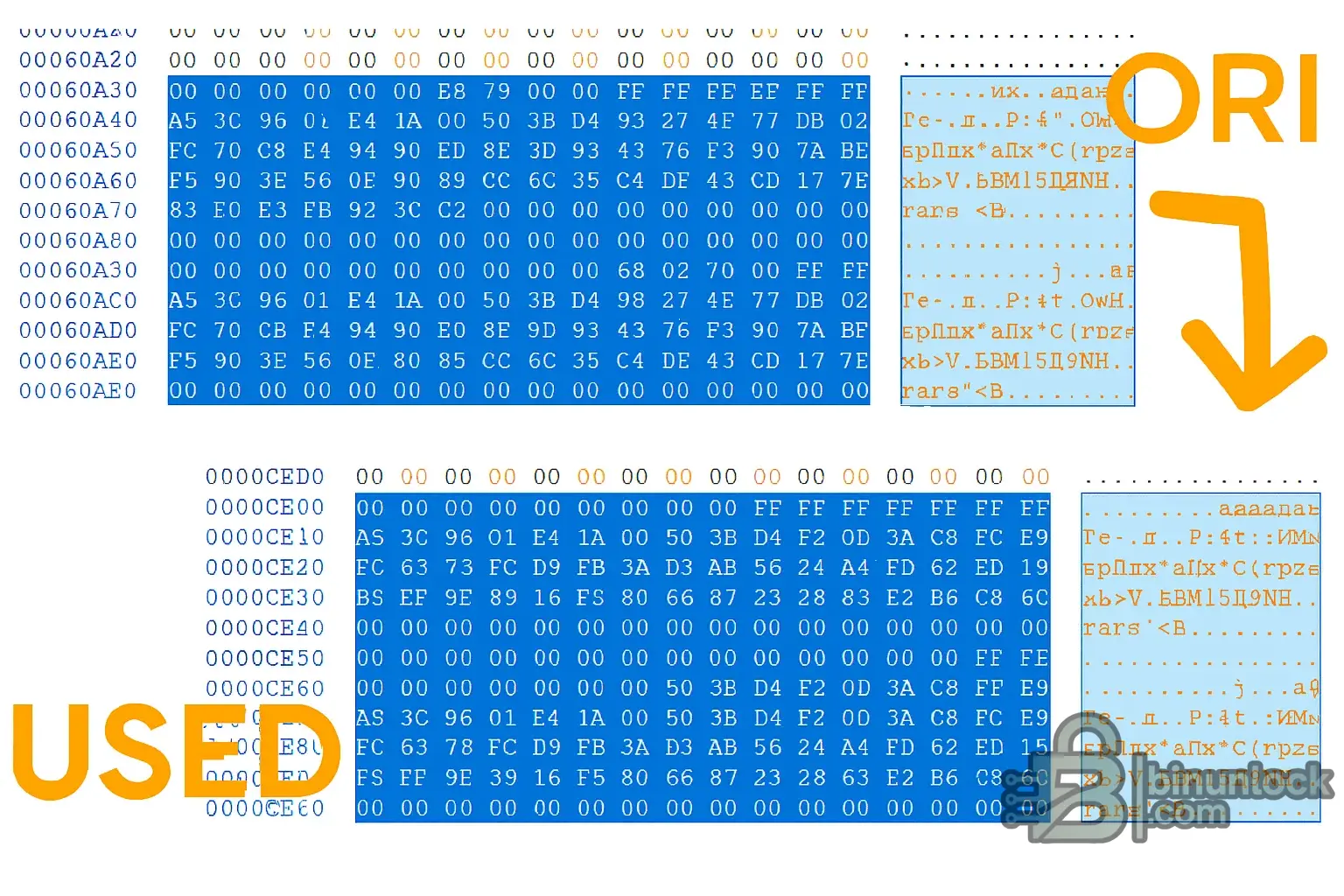 ISN MG1 MD1 ECUs EEPROM screenshot