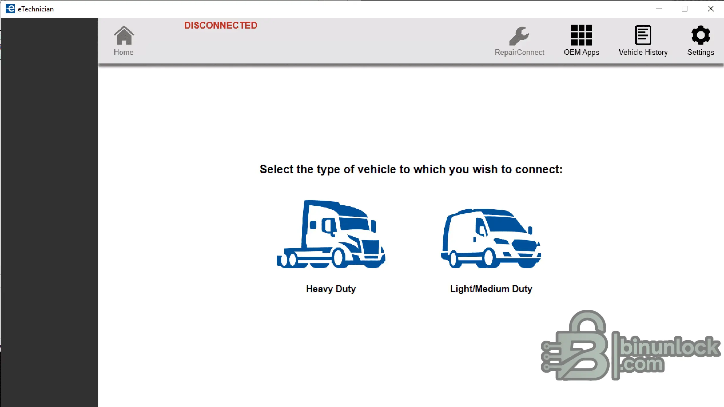 NEXIQ eTechnician diagnostic screenshot