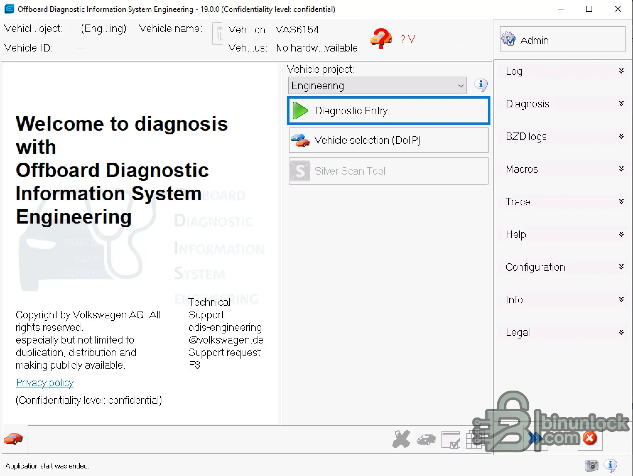 ODIS Engineering Diagnostic VAG Group Vehicles screenshot