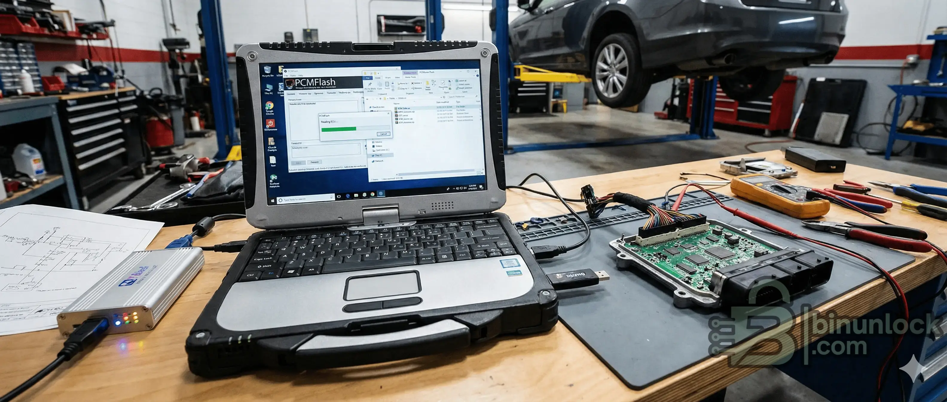 PCM Flash ECU Programming 1.2.0 file screen