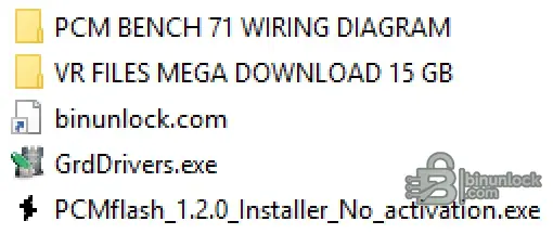 PCMflash Bench Kit 2.0 file screen