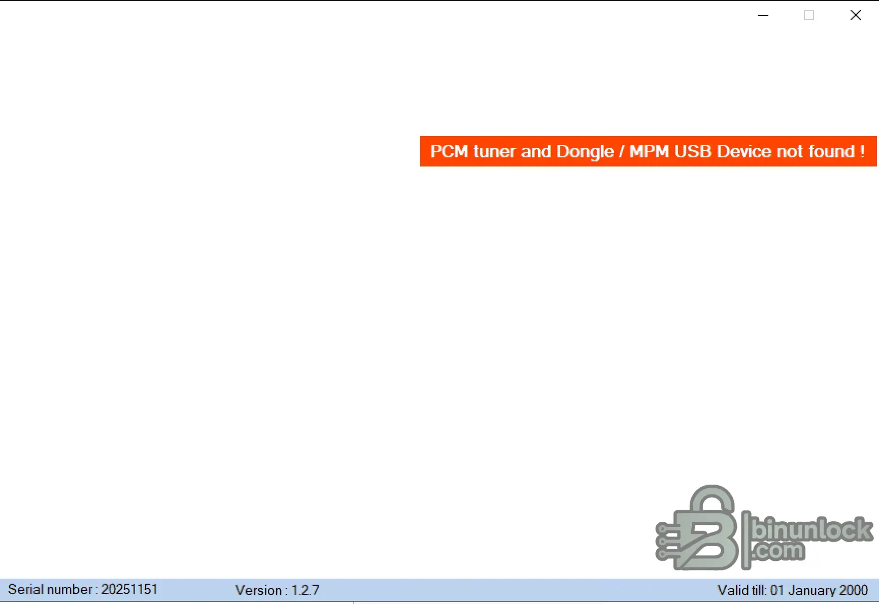PCMtuner 2.7 interface screenshot