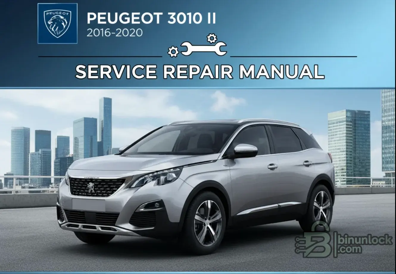 Peugeot 3008 II Service Repair function screen