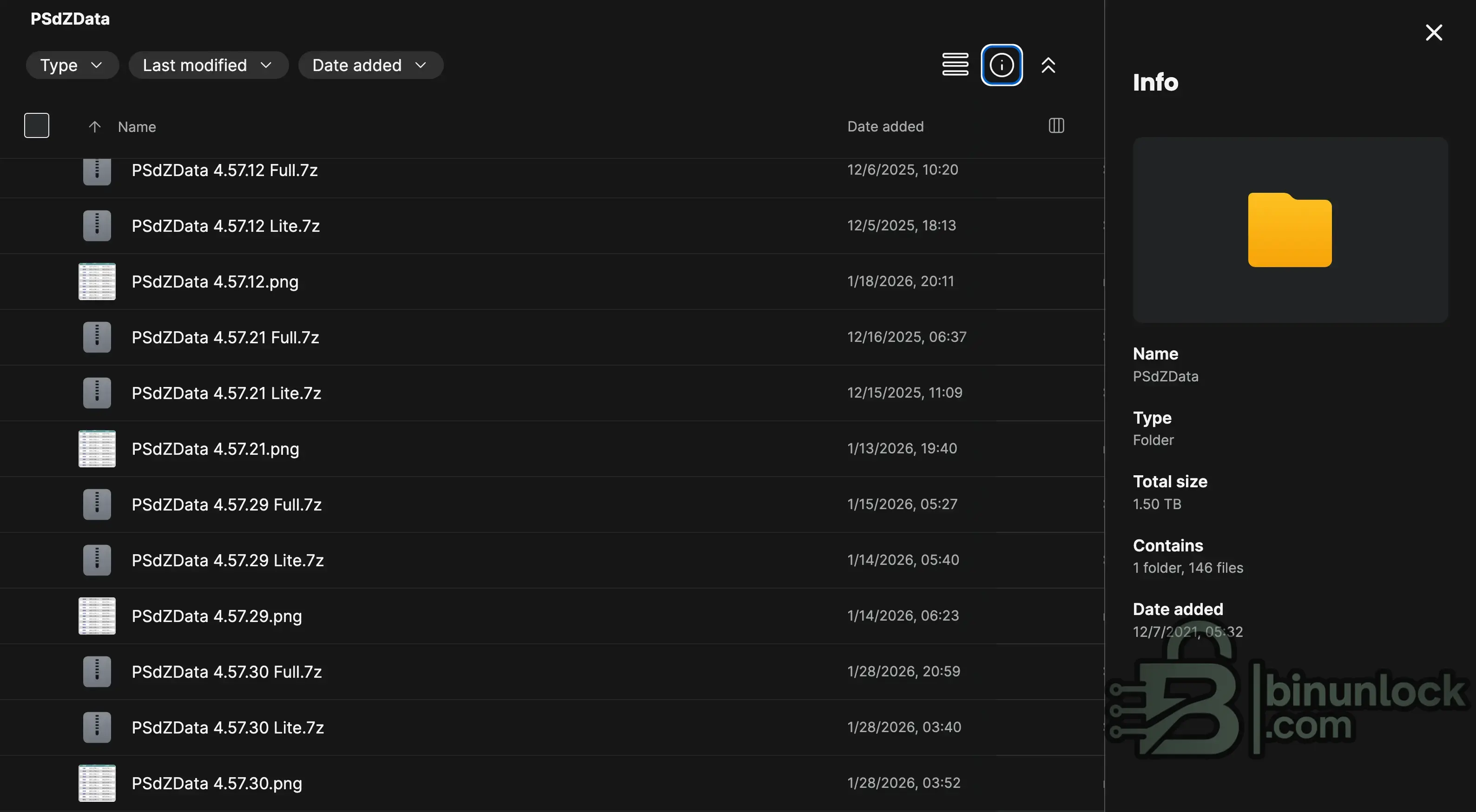 PSdZData 4.57.30 file screen
