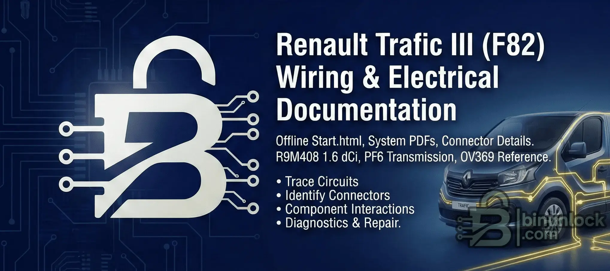 Renault Trafic III Wiring Connector PDF diagram