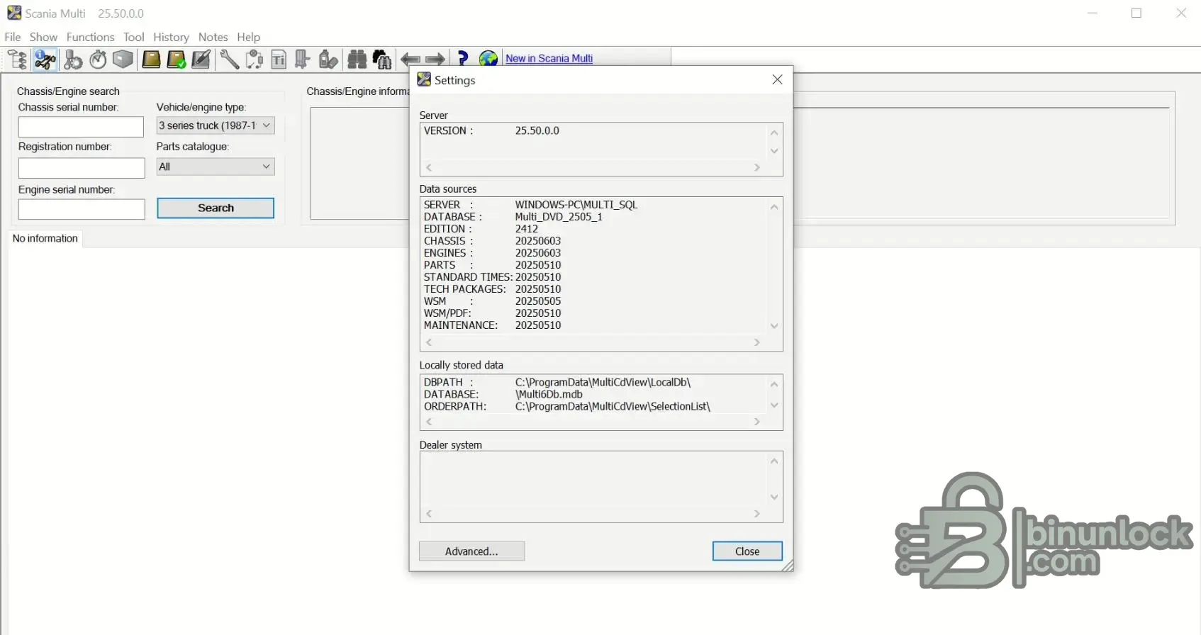 Scania EPC Workshop Information 25.50.0.0 screenshot