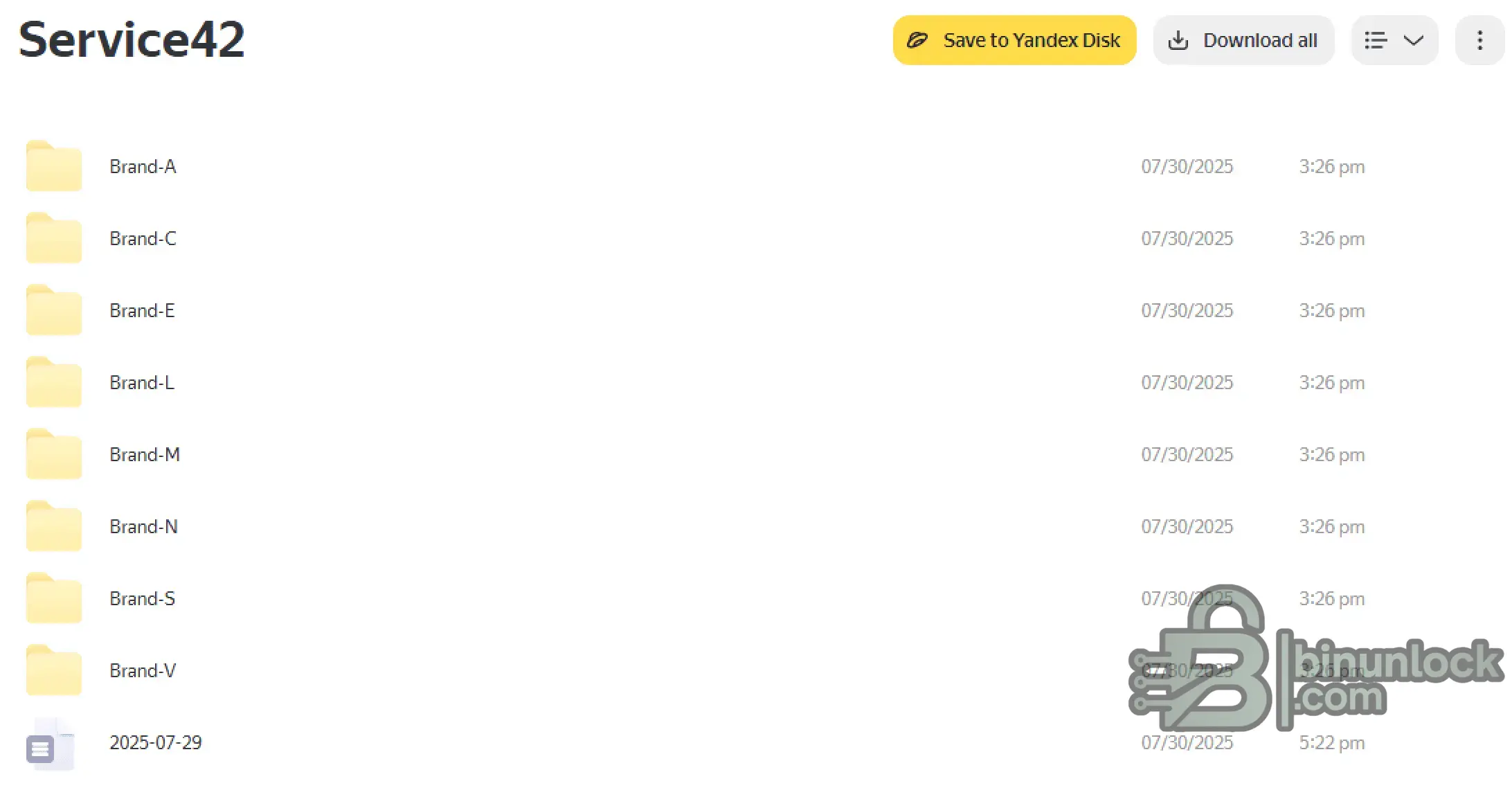 VAG Flash Data Files file screen