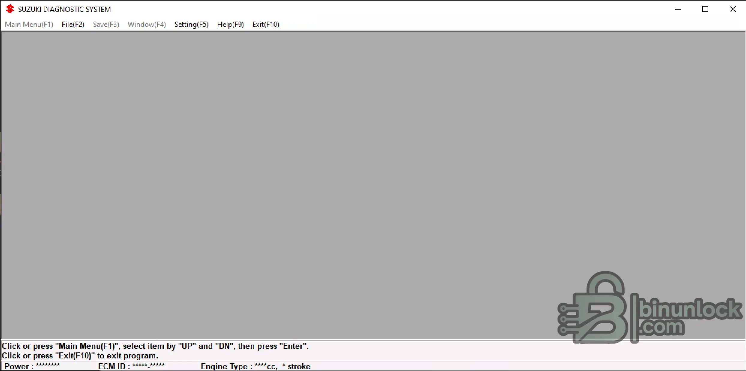 Suzuki Diagnostic System Marine Outboard 8.60 screenshot