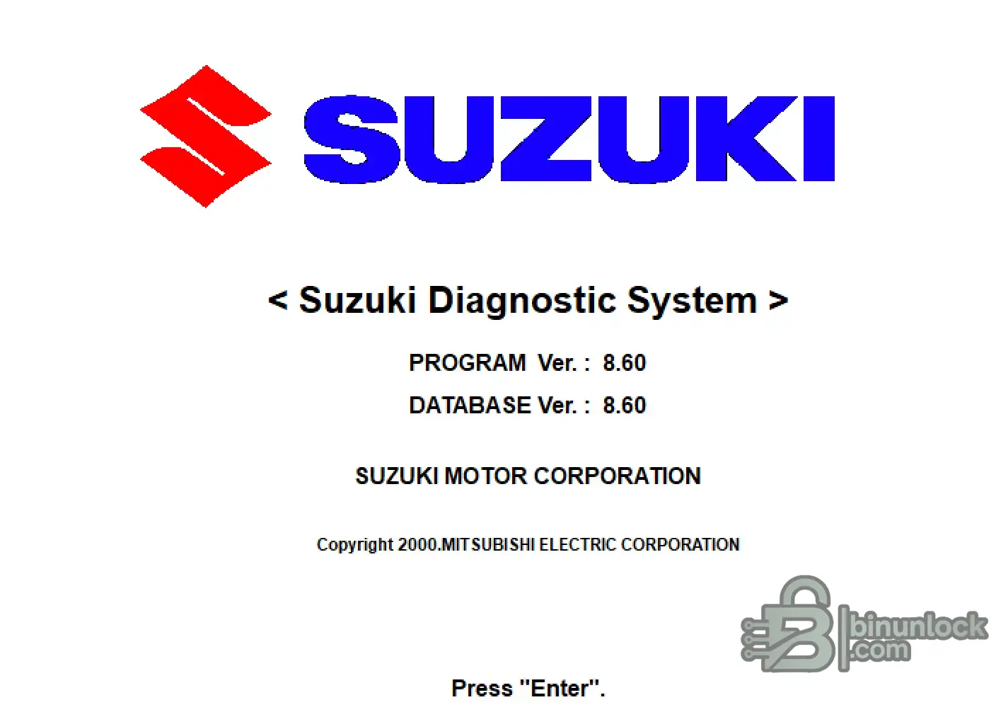 Suzuki Diagnostic System Marine Outboard 8.60 screenshot