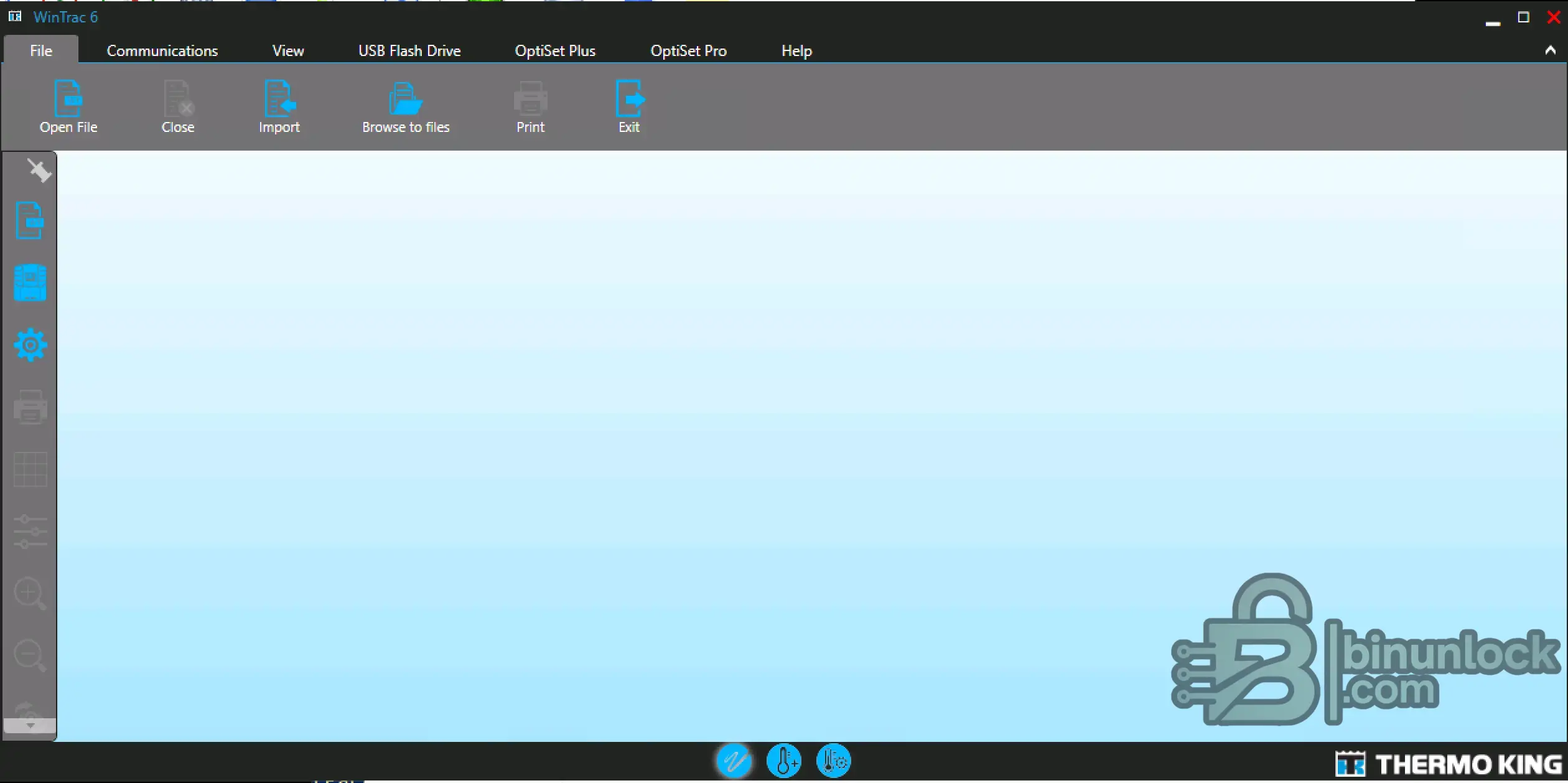 Thermo King WinTrac Data Logger Reporting 6.12.0.21 cluster screen