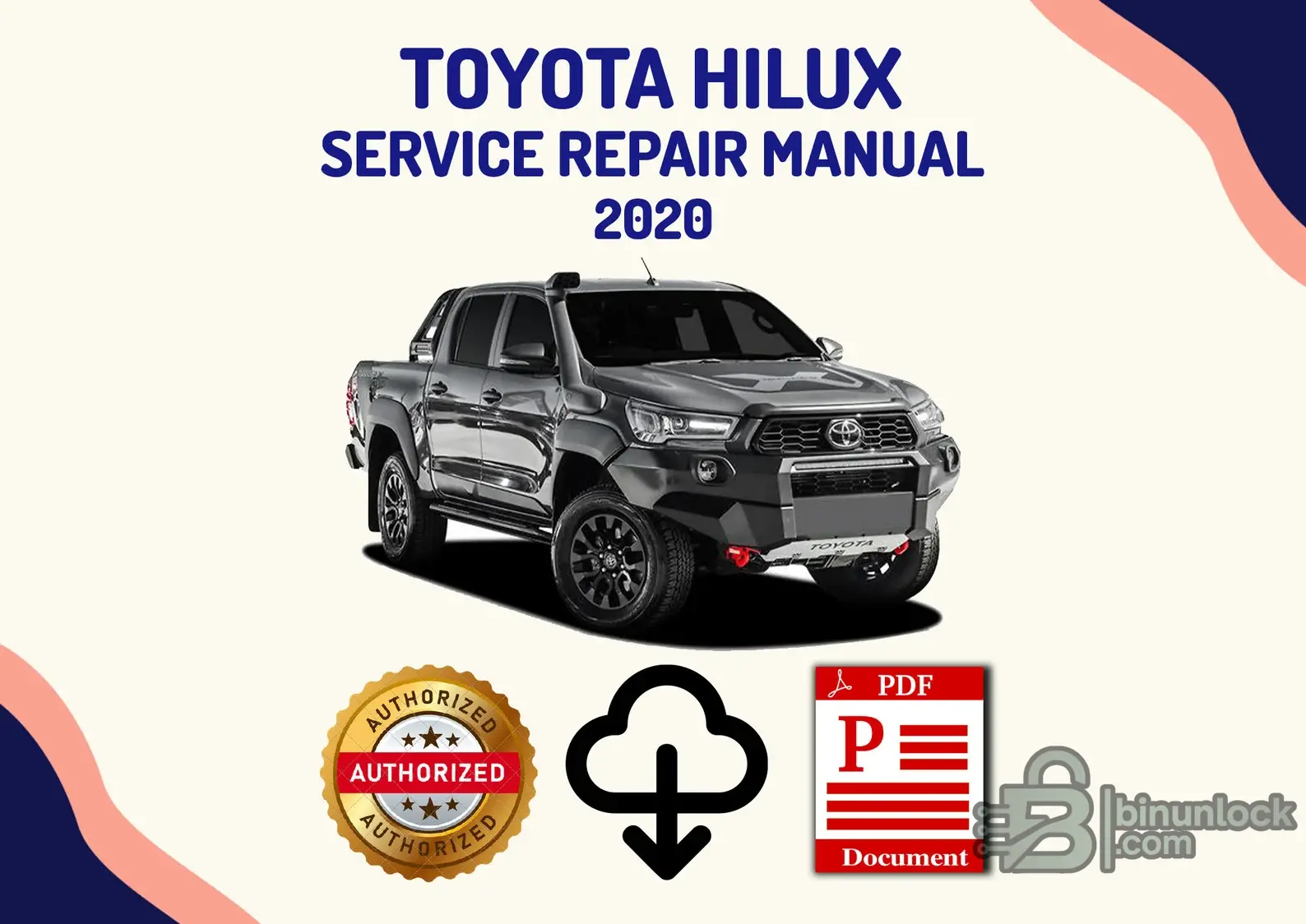 Toyota Hilux Workshop Repair function screen