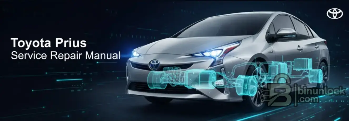 Toyota Prius Hybrid Service Repair function screen