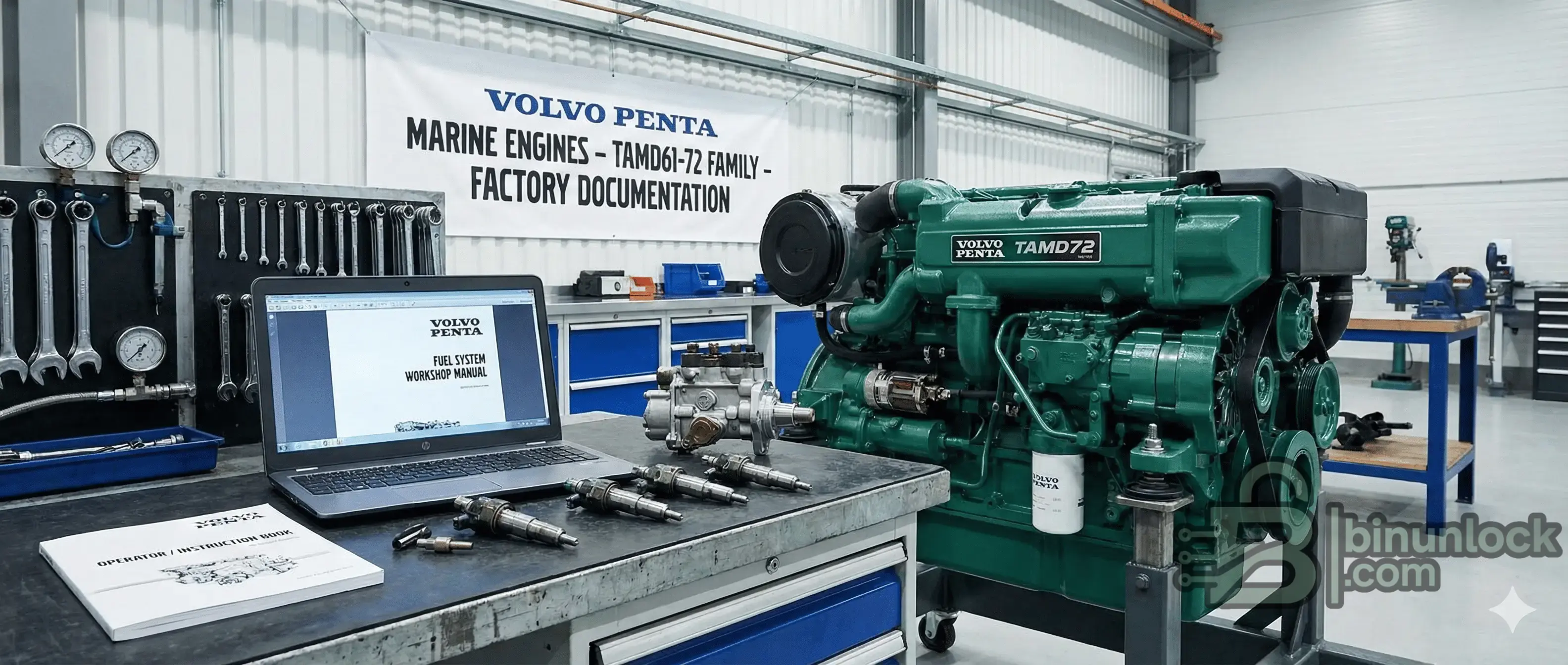 Volvo Penta TAMD61 workshop screen