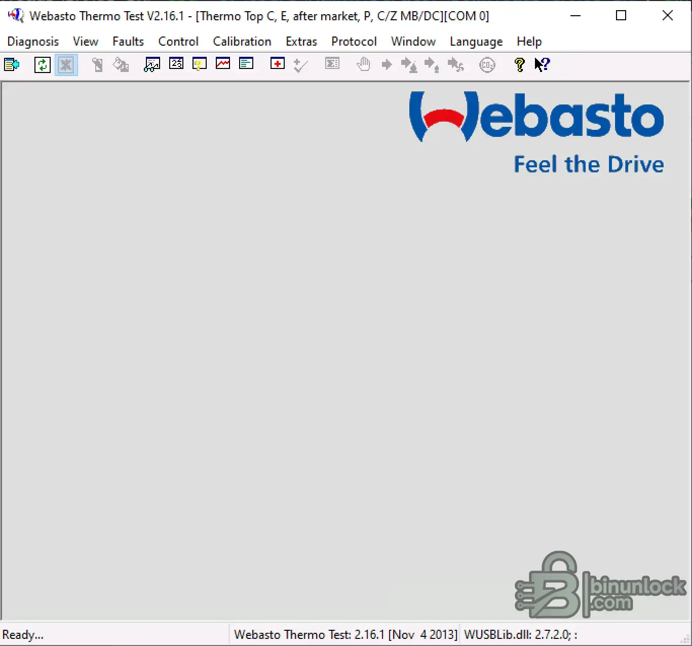 Webasto Thermo Test Multi-Version Heater Diagnostics diagnostic screen