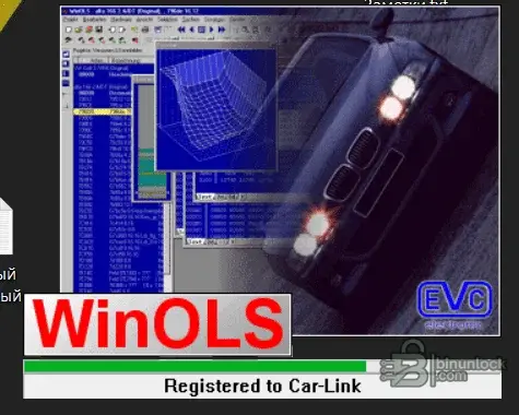WinOLS 2.24 interface screenshot