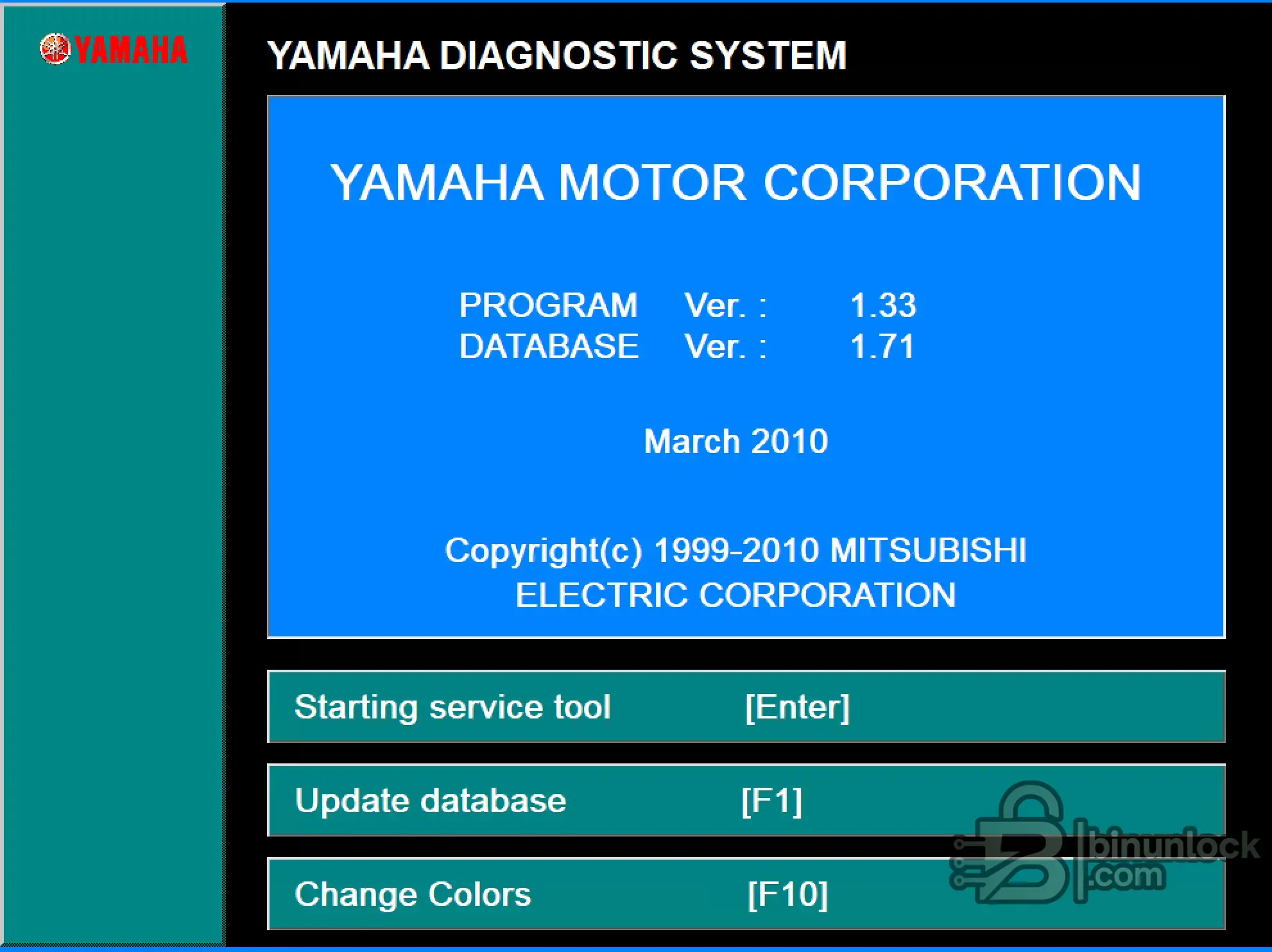 Yamaha Diagnostic System Marine Outboard Workshop screenshot