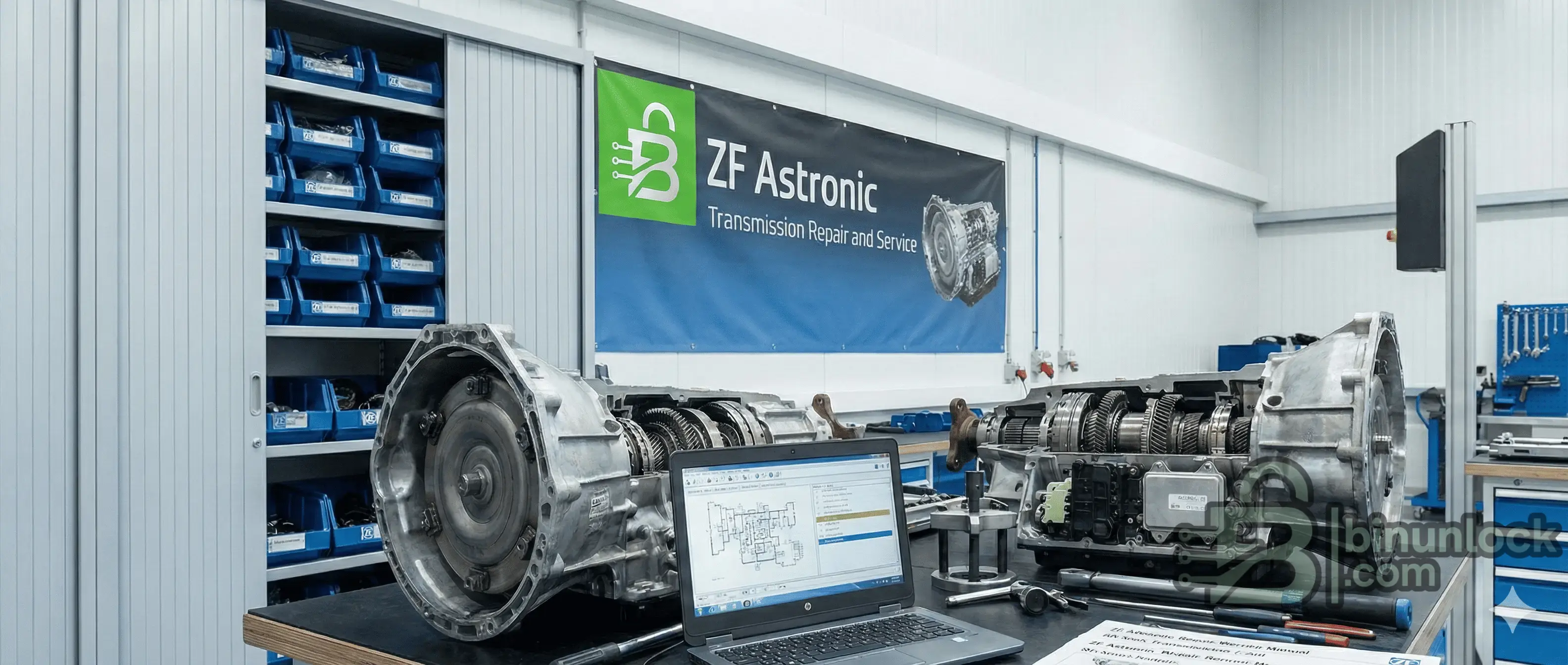 ZF Transmission Service Manuals Repair Diagnostics function screen