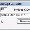 BMW VIN Check Digit Calculator for 17-Character VIN Validation